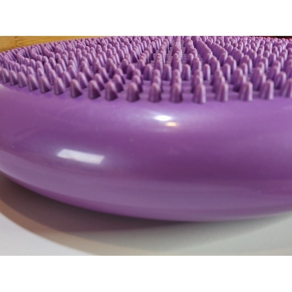 YOGU‎ Pilates Yoga Inflated Purple Air Stability Wobble Cushion 13 inches *EUC* - Picture 9 of 9